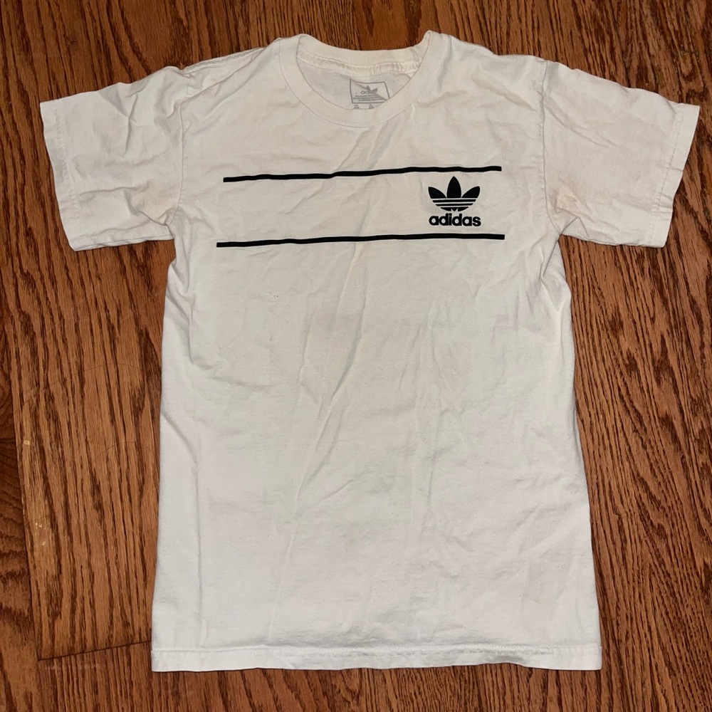 Striped logo t shirt